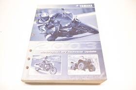 Lit-17500-00-03 Yamaha Oem Technical Update 2003 Motorcycle/atv