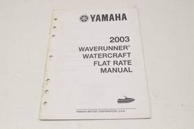 Lit-18750-10-03 Yamaha Oem Service Manual 2003 Waverunner/wc F