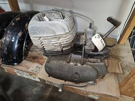 Rt1-53862 Yamaha Rt1 Real Mx 360 Oem Engine 1971