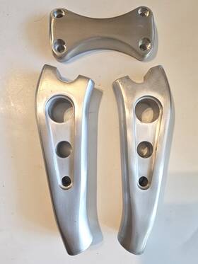 Str-5px75-70-07 Yamaha Brush Handlebar Risers Roadstar Warrior Royal Star Flat Bar Tall