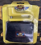 J&p Anti-theft Yellow Disc Lock W/ Case 10MM Pin Motorcycle Security. Fixed Price $20.00.