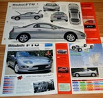 2 - 1997 Mitsubishi Fto Mivec Gpx Specs Info Original Poster Brochure Vintage. Fixed Price $17.99.