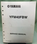 Genuine Yamaha LIT-11616-20-45 YFM40FBW Service Manual 2006. Fixed Price $23.59.