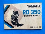 Yamaha RD350 Owner's Manual Owners. Fixed Price $99.90.