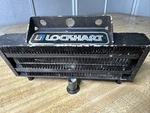 Lockhart Oil Cooler Vertical Frame Ironhead Evo Shovelhead Patent 233984. Fixed Price $89.00.
