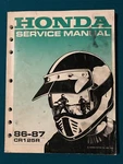 Honda CR125R Service Manual 86 - 87 #61KS601 Original. Fixed Price $59.95.