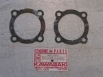 Kawasaki KV75/75MT Dynamite Crankcase Oil Seal Retainer Gaskets (2) Nos!. Fixed Price $7.25.