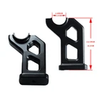 5.0"TALL Black Handlebar Risers Kit For Harley 18-24 Softail Fxfb/s Fat Bob. Fixed Price $99.95.