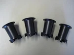 Set (4PCS), Keihin Intake Funnel, Black, 70MM Long, For CR26-CR33 Circular Slide. Fixed Price $206.11.