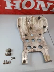 1982 1983 Honda XL500R XL250R Skid Plate Frame Engine Motor Guard Shied. Fixed Price $79.95.