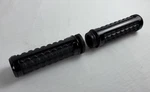 Harley Davidson Genuine 16-25 Black Dominion Hand Grips 56100231. Fixed Price $95.00.