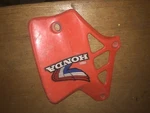 84 Honda CR-250 Right Radiator Shroud, Oem, 19071-KA4-730. Fixed Price $40.00.