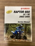 Yamaha YFM660R Rapotor Factory Service Manual 2002-05 New Sealed LIT-11616-RP-66. Fixed Price $50.00.