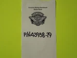 Nos Oem Harley Davidson Front Axle Spacer P/n 43938-79. Fixed Price $11.99.