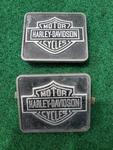 Harley 90951-79 Motorcycles Shovelhead Saddlebag Trim Rail Badge Plates.. Fixed Price $119.95.