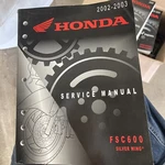 2002-2003 Honda FSC600 Silver Wing Service Manual 61MCT01 SM3-15. Fixed Price $55.00.