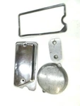 Kawasaki KZ400 KZ440 Misc Inspection Covers 14027-019-80 14028-006-80 14025-1284. Fixed Price $47.00.