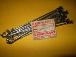 Nos Oem Kawasaki 1973-75 F11 Inner Rear Spokes QTY12 41027-053. Fixed Price $24.99.