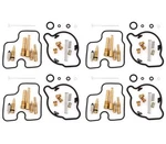 4 Pc Deluxe Carburetor Rebuild Kit Jet Gasket Honda CBR600F3 1995 1996 1997 1998. Fixed Price $73.95.
