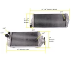 Motorcycle All Aluminum Radiator Fit For Suzuki RMZ250 (left+right) 2007-2008. Fixed Price $42.41.