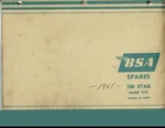 Factory Bsa C15 Star 250CC 1961 00-5074 Parts Manual, Decent Used %97. Fixed Price $10.00.