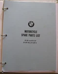 Bmw Parts Manual PRE-1970 Earles Fork Machines (R26, R27, R50 Through R69S). Fixed Price $30.00.