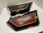 Honda 1979 CB650 Left Right Side Frame Covers. Fixed Price $149.99.