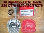 Oil Dipstick & Oring Oem Honda 15650-098-730 CT70 SL70 XL70 Z50 ATC70 TRX70. Fixed Price $13.00.