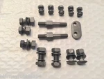 Harley 1941-42 Wla Wlc Rear Fender Mounting Hardware Kit Plain Head. Fixed Price $58.95.
