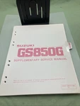 Genuine Suzuki 99501-38010-03E GS850G Supplementary Service Manual 1982. Fixed Price $18.52.
