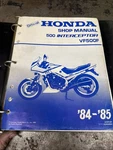 Oem 1984-1985 Honda VF500F Interceptor Service Shop Repair Manual Binder. Fixed Price $55.00.