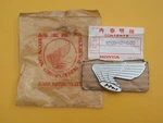 Honda CB125S CB100K CD125S Genuine Oem Nos L/h Tank Badge Emblem 87122 107 000. Fixed Price $53.30.