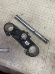 Indian FTR1200 Lower Bottom Fork Yoke Clamp Tree Stem. Fixed Price $280.00.