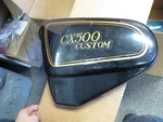 Honda Oem Black Left Side Cover 1979-1981 CX500 Custom 83600-449A 83600-449-000. Fixed Price $89.99.