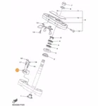 Yamaha Bolt Steering Lock Assembly 1TP-23408-00 XVS95CECB Genuine Jdm Oem. Fixed Price $100.14.