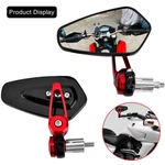 7/8" Universal Handle Bar End Rearview Side Mirrors For Honda Yamaha Motorcycle. Fixed Price $18.99.