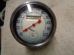 Nos Indian Chief & Vertical Stewart Warner Speedometer. Fixed Price $2500.00.