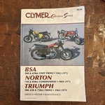 Clymer Bsa 500 & 650CC Unit Twins 1963-1972, Norton 750 850CC Commandos 196.... Fixed Price $25.00.
