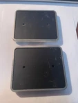 Harley Davidson Shovelhead Saddlebag Badge Holders 90951-79 Set Oem Nos Flt Flh. Fixed Price $36.95.