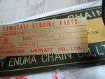 Nos Kawasaki Oem Drive Chain 428X104 # 695Y43104 1/2X0.335X5/16X104 OM34. Fixed Price $75.00.