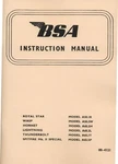 Bsa A50 Motorcycle Manual 1966 A65SP Spitfire A65L Lightning Thunderbolt. Fixed Price $20.45.