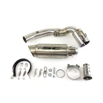 Silver Muffler Exhaust Link Pipe Modified Slip For Ktm Duke 2000-2023 New. Fixed Price $99.00.
