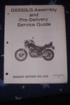 Suzuki GS550LG Assembly And Pre-delivery Service Guide. Fixed Price $24.99.