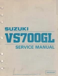 Genuine Suzuki Owner's Service/repair Manuals (3) 1985-1987 VS700GL Intruder. Fixed Price $35.99.