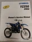 New 2004 Yamaha YZ250 Owner's Service Manual (part# LIT-11626-17-38). Fixed Price $72.99.