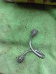 Harley Davidson Hummer Fuel Line Cad Plated 1950-1957 #62358-50. Fixed Price $40.00.