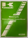 Kawasaki 99920-1163-01 KX250-B1 Owner's/service Manual. Fixed Price $22.00.