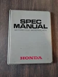 1988-1991 Honda Scooter Motorcycle Atv Spec Manual S0641. Fixed Price $19.95.