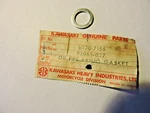 Nos Kawasaki 92065-037 Oil Pipe Banjo Gasket W1 W2 Kz F5 OM8. Fixed Price $7.00.