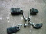 1982 81 83 Yamaha XV750 J Virago Footpegs Rider Pillion Set 4X7-27410-00-93. Fixed Price $52.49.